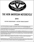 Victory 2010 Cross Country Motorcycle Complete Service Manual