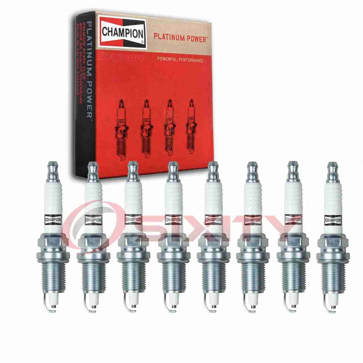 8 pc Champion Platinum 3034 Spark Plugs for RC12PEC5 FGR8LDPO AP5405 7781 wj