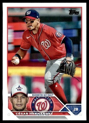2023 Topps Cesar Hernandez Washington Nationals #244