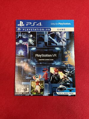 Playstation 4 VR Demo Disc 2.0 Sealed, PS4, New