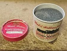 Gray Scenic Sand - Model Hobbies Scenic Materials 3/8 Qt Dry Measure - New