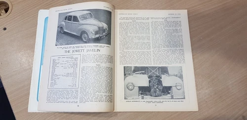 AUSTRALIAN MOTOR SPORTS MAGAZINE OCT. 15TH 1948 JOWETT JAVELIN 350cc DOUGLAS - Picture 9 of 19