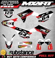 Custom sticker Kit for Honda CRF 450 2017 2018 2019 2020 EURO RED Style graphics