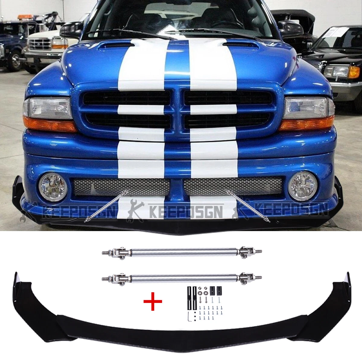 For Dodge Durango Shelby Front Bumper Lip Splitters Spoiler Body