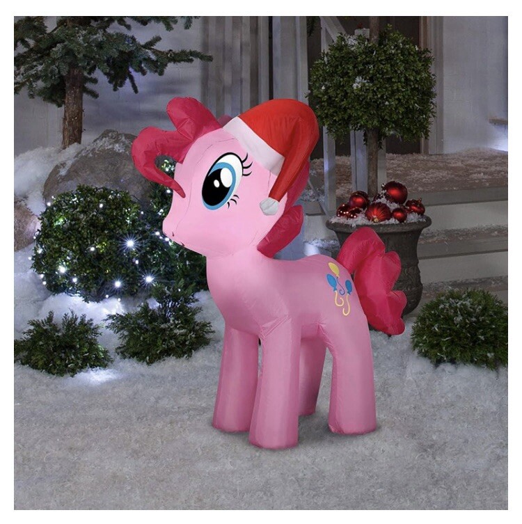My Little Pony Pinkie Pie w/ Santa Hat Christmas Inflatable 3.2ft Tall by Gemmy | eBay My Little Pony Pinkie Pie w/ Santa Hat Christmas Inflatable 3.2ft Tall by Gemmy | eBay
