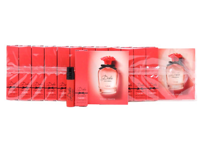 D&G DOLCE & GABBANA DOLCE ROSE EDT .8ml .02fl oz x 12 PERFUME SPRAY SAMPLES