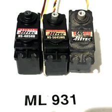 Hitec 1/10 5645 645 485 Servo Bundle For Parts Only OZRC ML931