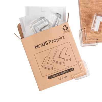 Haus Projekt 12 Pcs Baby Safety Corner Protectors Cushion, Furniture Protection
