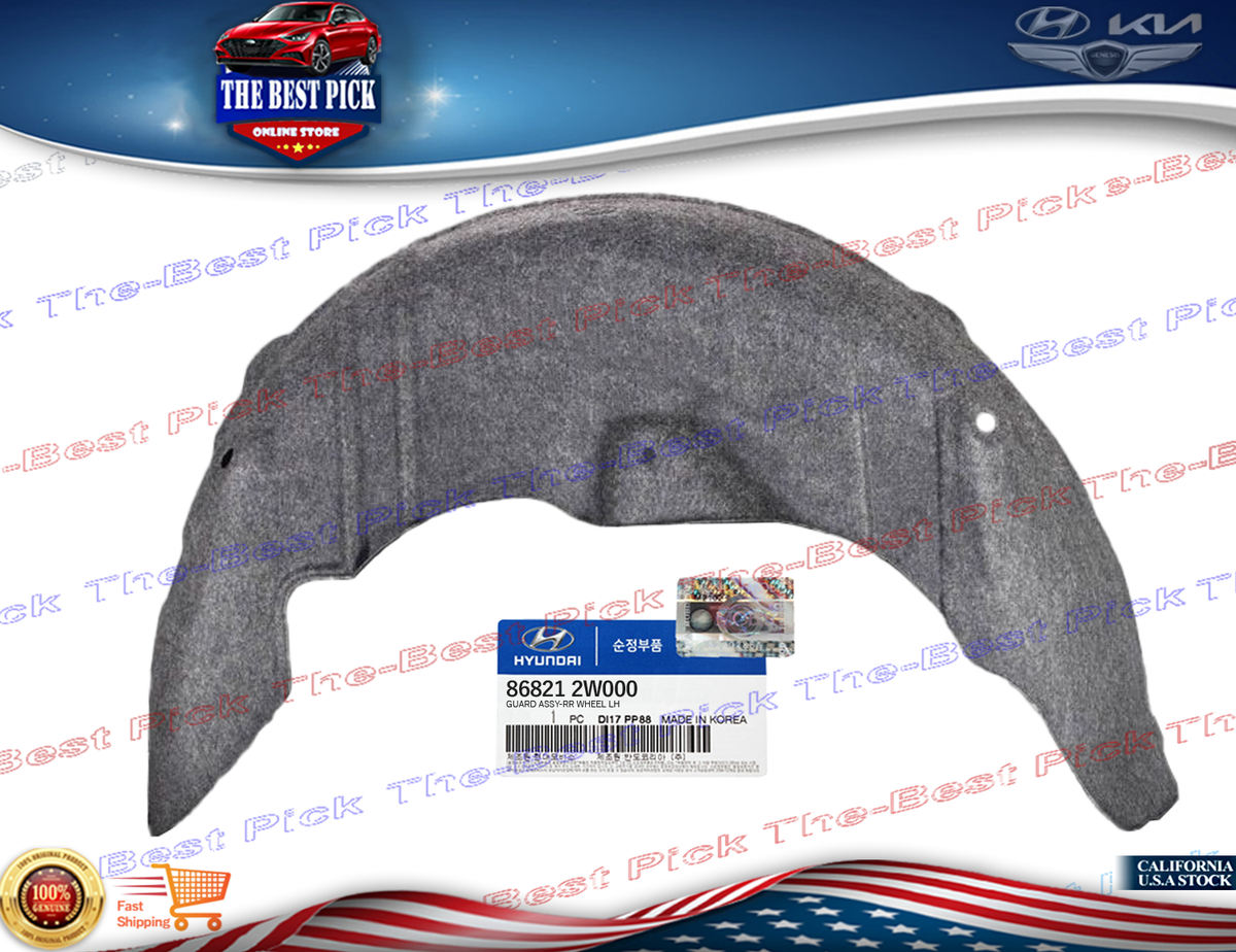 ⭐GENUINE⭐ Fender Liner REAR LEFT For 2012-2018 Hyundai Santa Fe