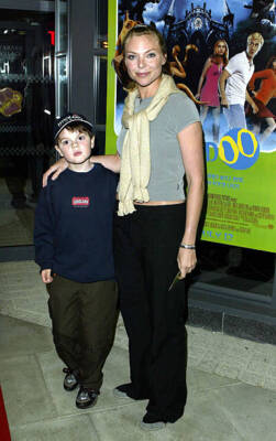 Samantha Janus her boyfriend Marks son Michael arrive at premiere - Old Photo