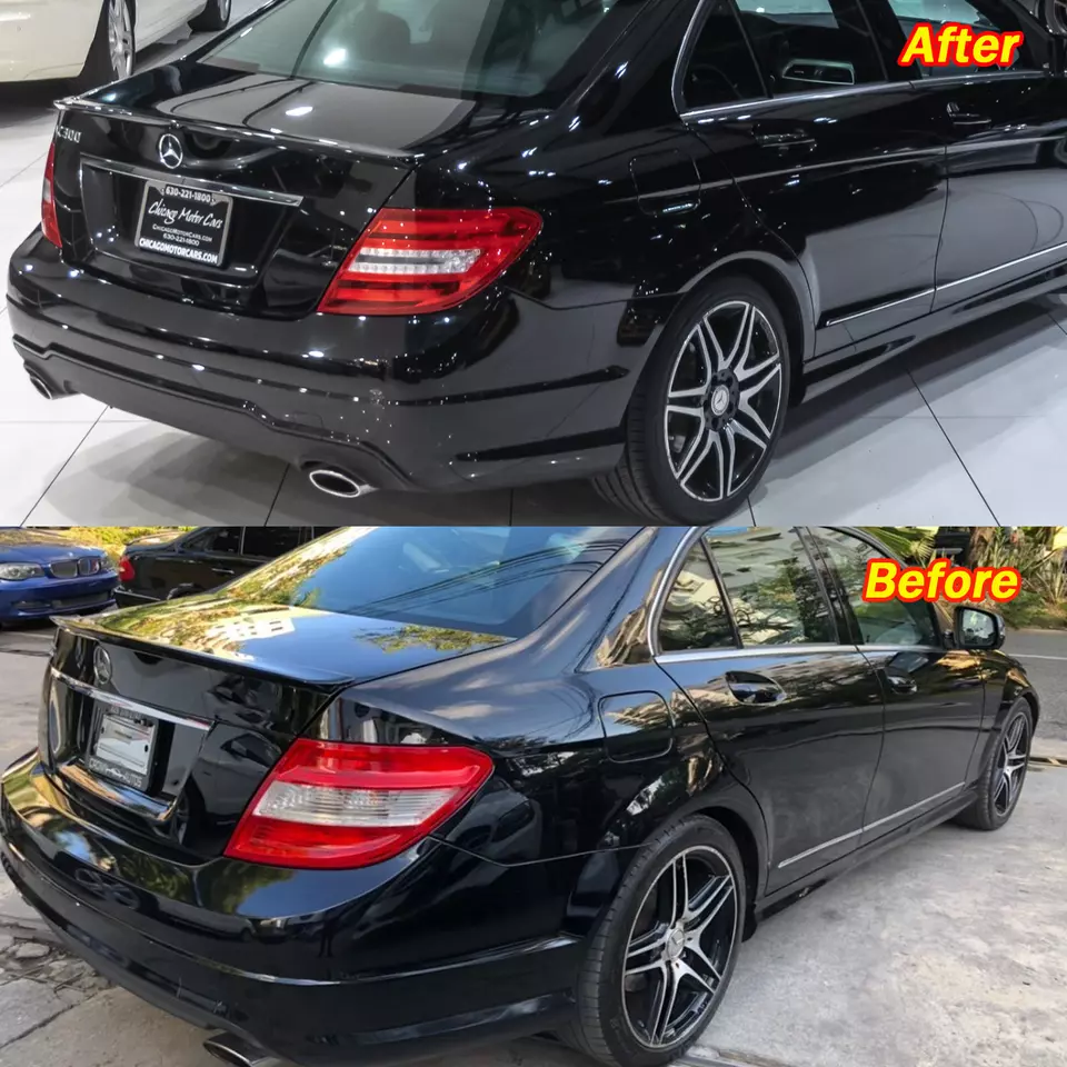 Pair Tail Lights Taillights For Mercedes W204 2008-2010 C250 C350 C63 C200 C280 Foto 4 de 4