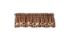 RED CHRISTMAS TRUCK Window Valance 72" x 14", by The Country House