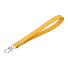 Leather Wristlet Strap, PU Leather Wristlet Keychain Strap Yellow
