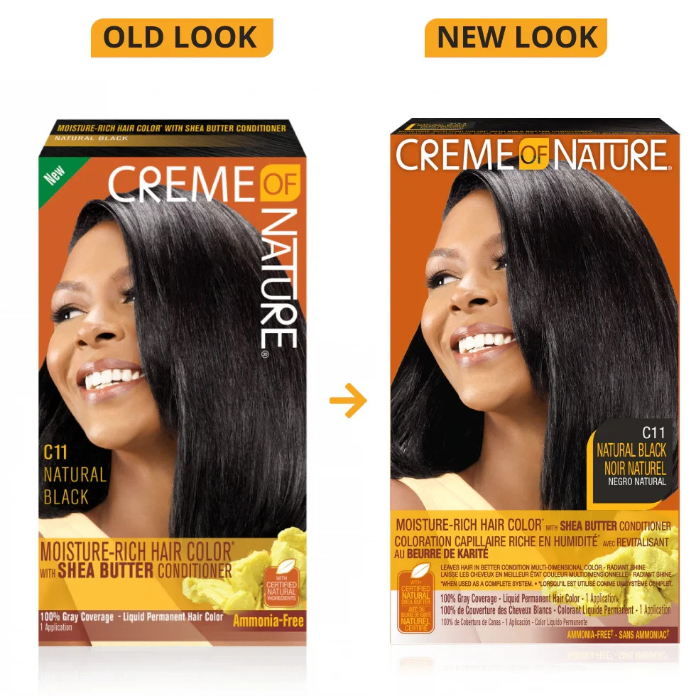[CREME OF NATURE] Moisture-Rich Hair Color w/Shea Butter Conditioner, 7 Colors