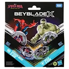 BEYBLADE-X Set Dual Pack SPIDER-MAN 6-60R & HULK 3-85N