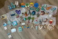 Lot Of 48 Beachy Coastal Theme Holiday Christmas Ornaments