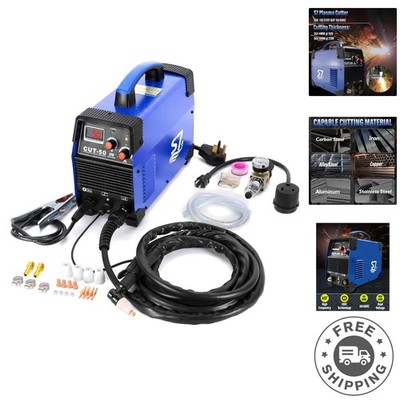 Versatile 110V/220V Plasma Cutter - Cuts Stainless Steel, Aluminum & More