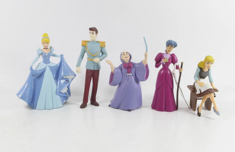 Cinderella / Aschenputtel === Walt Disney 5 x Figuren Bully Bullyland