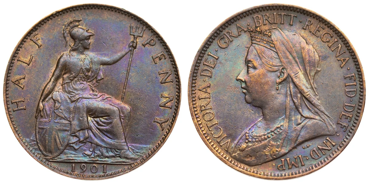 1901 Year UK Half Pennies for sale | eBay