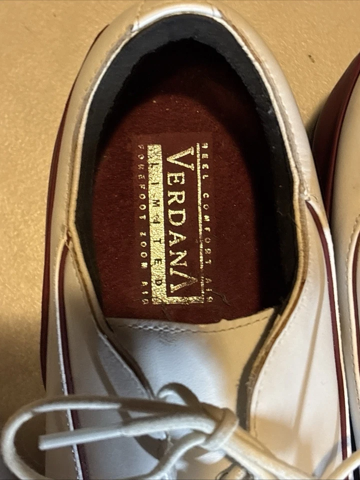 Tênis de golfe Nike Verdana Last feminino tamanho 9 branco e vermelho carmesim * NOVO EM FOLHA * - Imagem 4 de 4