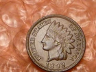 1893 Indian Head Cent Penny UNC. Uncirculated #1