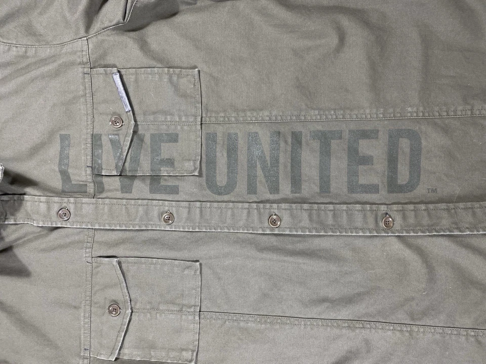 NWOT Merrell Live United Wolverine World Wide Button Up Cotton Shirt Mens XL - Image 2 of 4