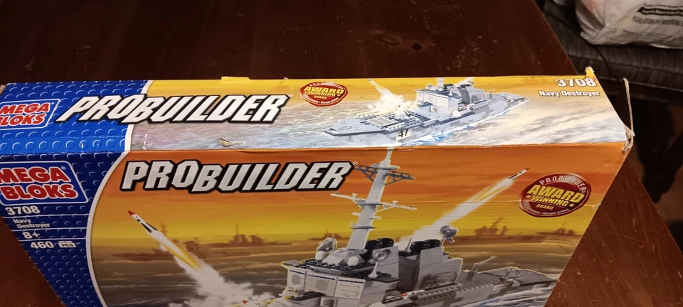 Mega Bloks 3708 Navy Destroyer Probuilder Used  2005 - Image 3 of 4
