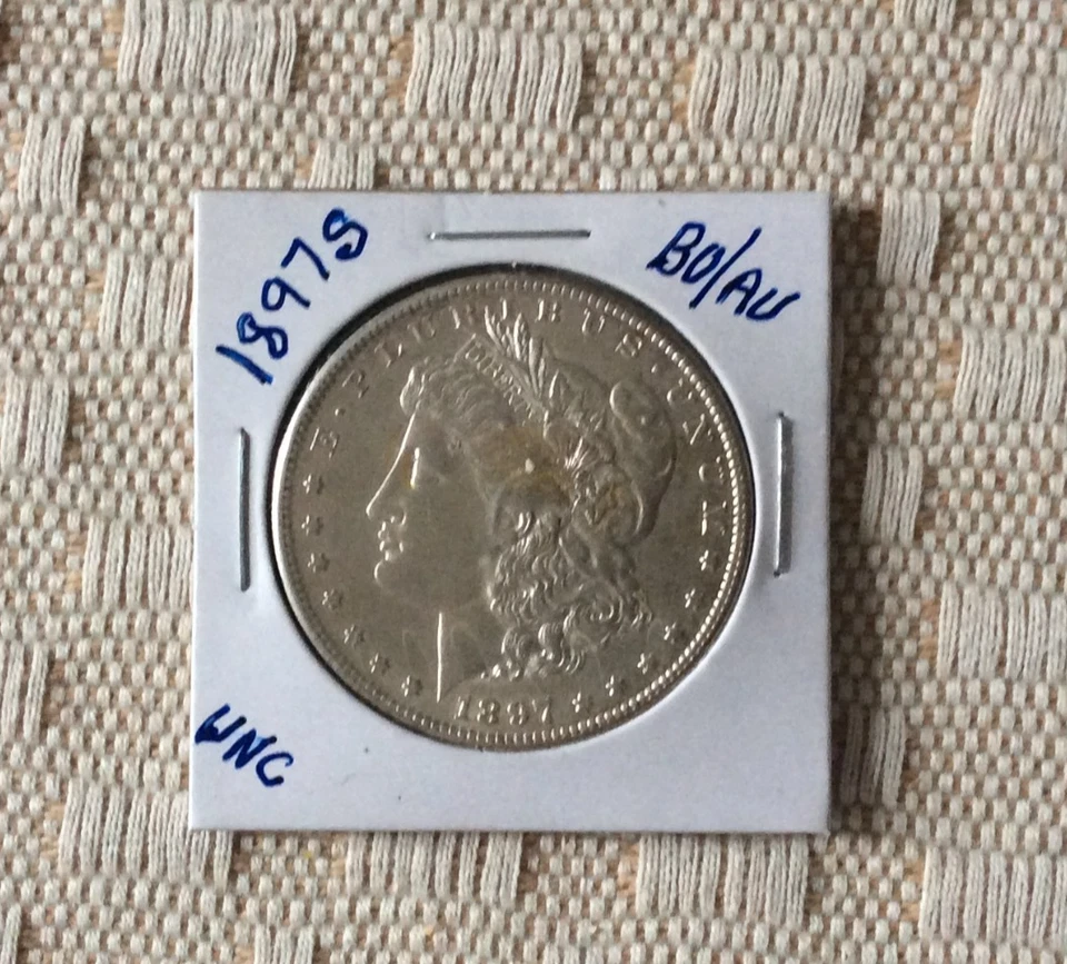 Mixed lot Coins, Stamps 1897S MORGAN,1976 Mint Proof, 2015 SILVER DOLLAR & MORE - Image 4 of 4