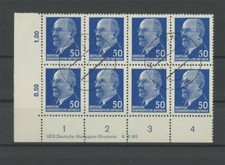 DDR ULBRICHT 937 b X x I DV DRUCKVERMERK gest. Mi 60.- h5192