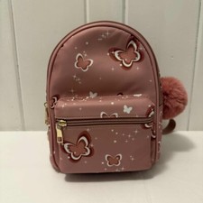 Girls Like Dreams Mini Backpack Mauve Butterfly