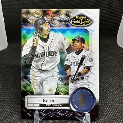 2022 Topps Gold Label Base Class 1 Black #17 Ichiro - Seattle