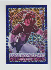 2021 Panini Overdrive Blue Velocity #4 Joey Bart rookie card, Pittsburgh Pirates