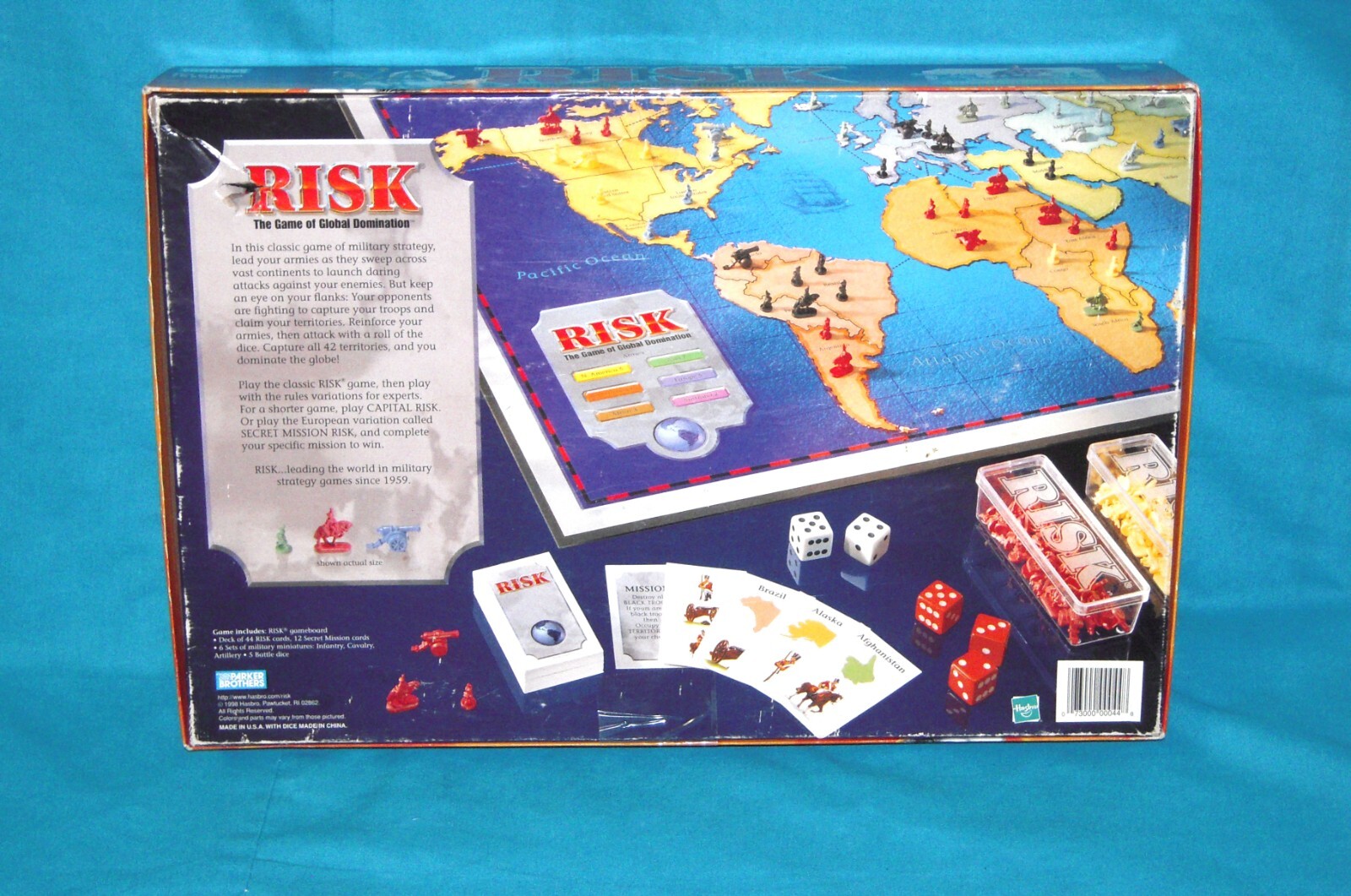 RISK THE GAME OF GLOBAL DOMINATION (1998) NO INSTRUCTIONS | eBay