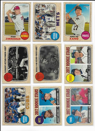 2017 Topps Heritage PICK-A-CARD Markakis Seager Correa Posey Ortiz LeMahieu ++++ - Picture 43 of 82