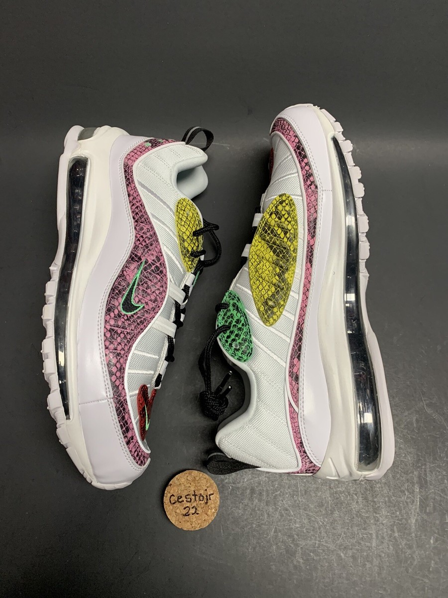 WOMENS NIKE AIR MAX 98 PRM SNAKESKIN [BV1978 100] SZ 11 / MEN'S
