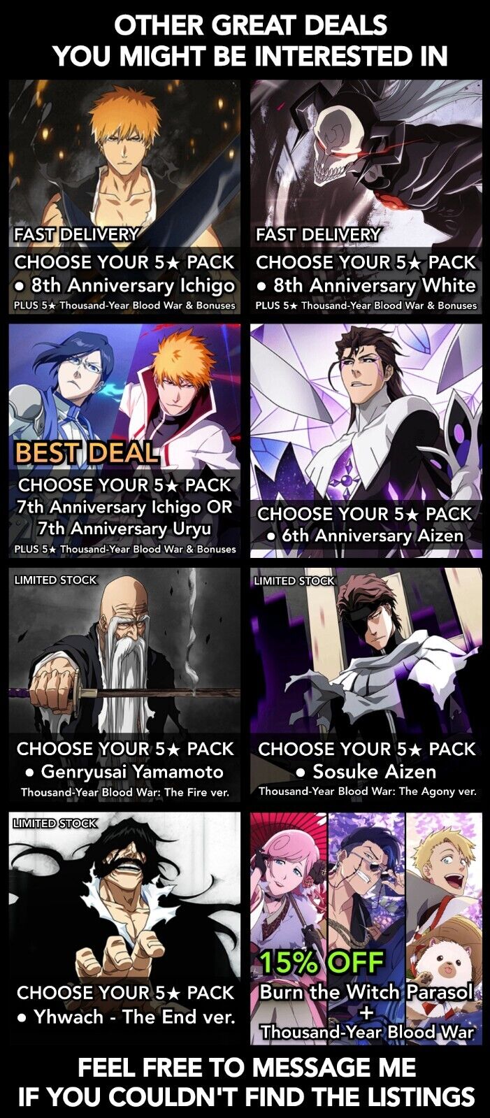 6TH ANNIVERSARY AIZEN VS EVERYONE! Bleach: Brave Souls! 