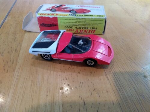 Dinky 202 Fiat Abarth 2000 In Original Box
