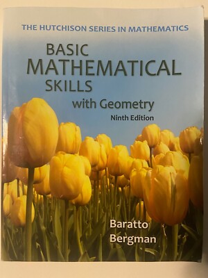 Basic Mathematical Skills w/ Geometry [The Hutchison Series in Mathematics] GOOD