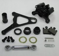 Dna Paughco Springer Front End Black Brake Mount With Caliper Left Or Right Side Dna Paughco Springer Front End Black Brake Mount With Caliper Left Or Right Side