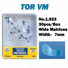 No.1.923 Dental Clear Matrix Transparent Sectional TOR VM Matrices Polyester