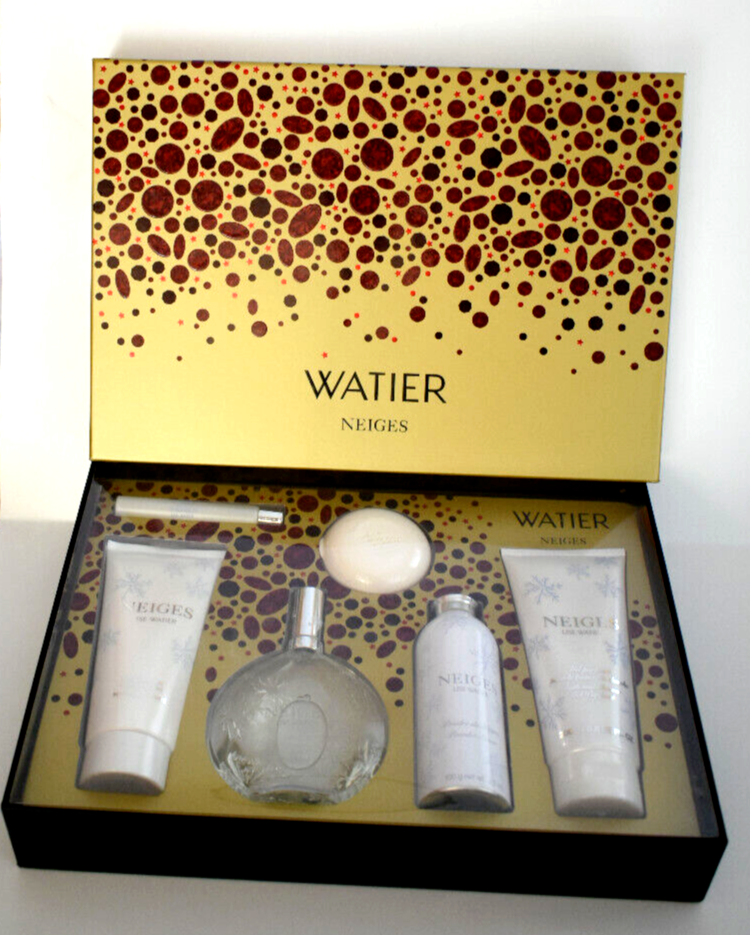 LISE WATIER NEIGES Piece Holiday Gift Set Eau de Toilette Spray NIB