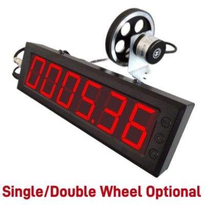 Large Screen Wheel Counter Electronic Encoder Rotary Roll Meter Length Measure