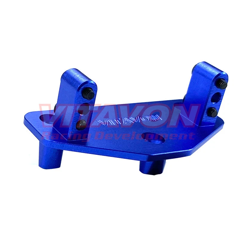Vitavon LMT CNC Alu#7075 Servo Mount for LOSI LMT Grave Digger 1/10 Blue - Image 2 of 4