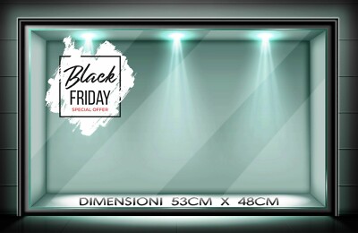 glassfania Aufkleber Vitrine Black Friday Rabatte Salz VERSAND KURIER GLS v106