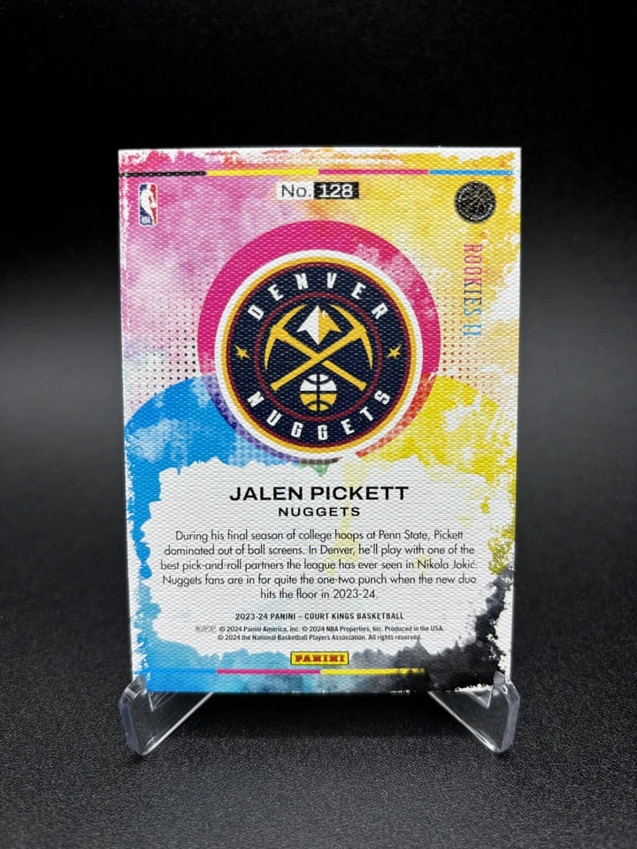 JALEN PICKETT - 2023 Court Kings Rookie II - Denver Nuggets - Image 2 of 2