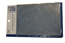 Love NICOLE Embossing Folder Butterflies  Flowers Emboss Background Clear NEW