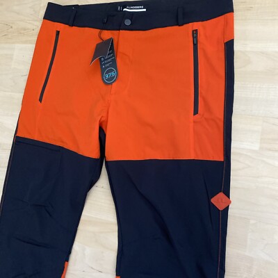 J. Lindeberg MENDO COLOUR BLOCK Orange 32 x 32 Golf Pants