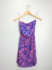 Lilly Pulitzer Windsor Strapless Mini Dress Zebras 2XS
