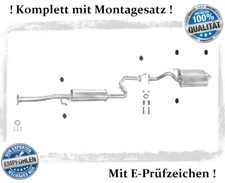 Auspuffanlage für Honda Civic VI Fastback (MA, MB) 1.4 1.6 Auspuff Montagesatz 