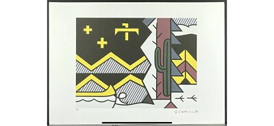 ROY LICHTENSTEIN * Little Landscape * signed lithograph * limited # 65/150.